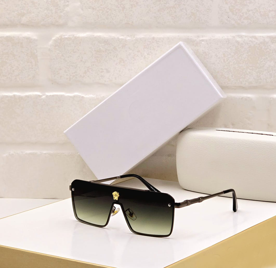 Luxury Shield Sunglasses – Oversized Unisex | Black, Brown, Green, Purple, Blue