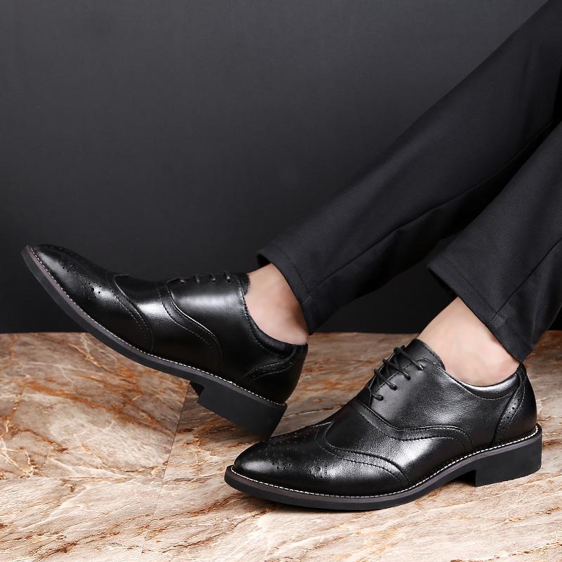 Stylish Oxford Brogues Formal Shoes For Men-FunkyTradition