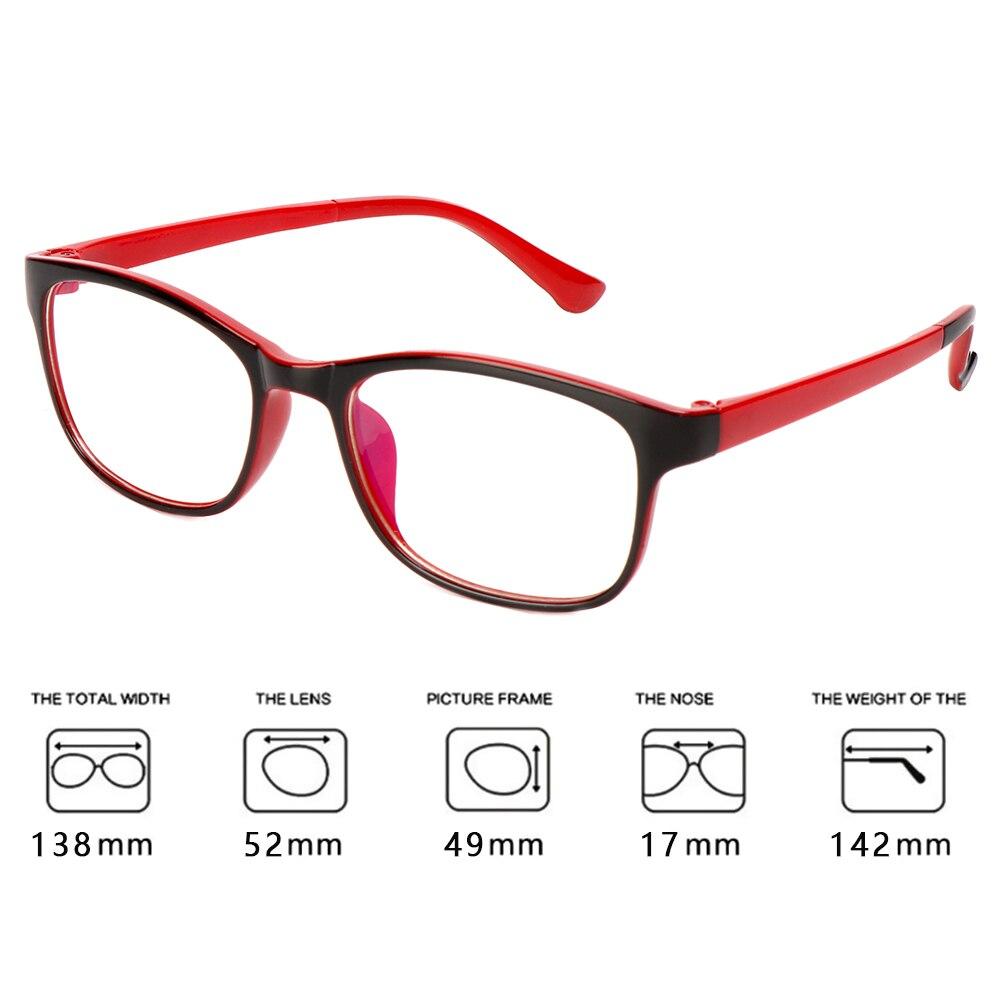 Rectangle Computer Eyeglasses Reading Glasses Frames Specs - FunkyTradition