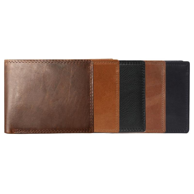 Vintage Genuine Leather Wallets For Men With Coin Pocket-FunkyTradition