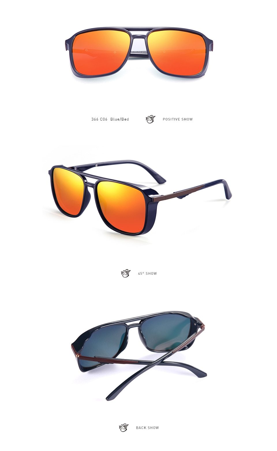 Polarized Driving Square Sunglasses For Men And Women-FunkyTradition