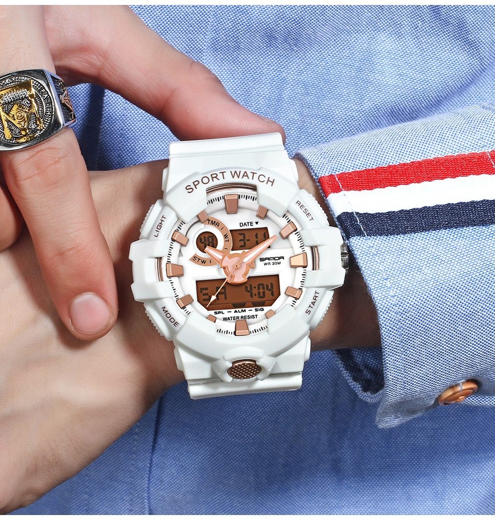 New Luxury LED Digital Waterproof Wristwatch For Men And Women-FunkyTradition