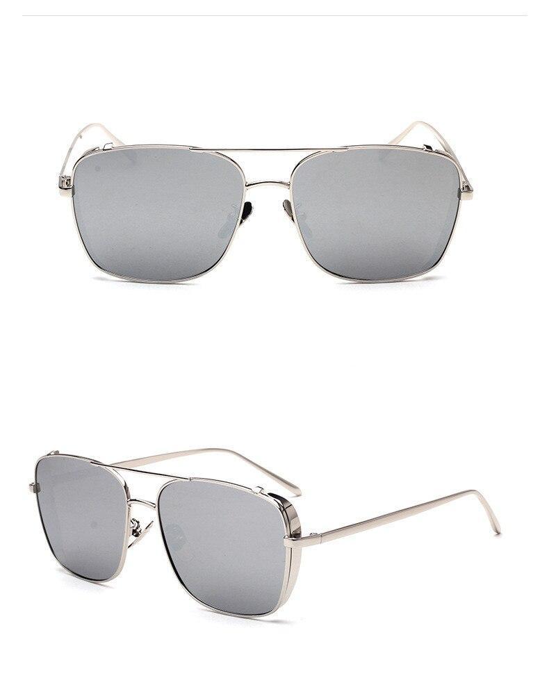 New Metal Alloy Frame Square Sunglasses For Men And Women -FunkyTradition