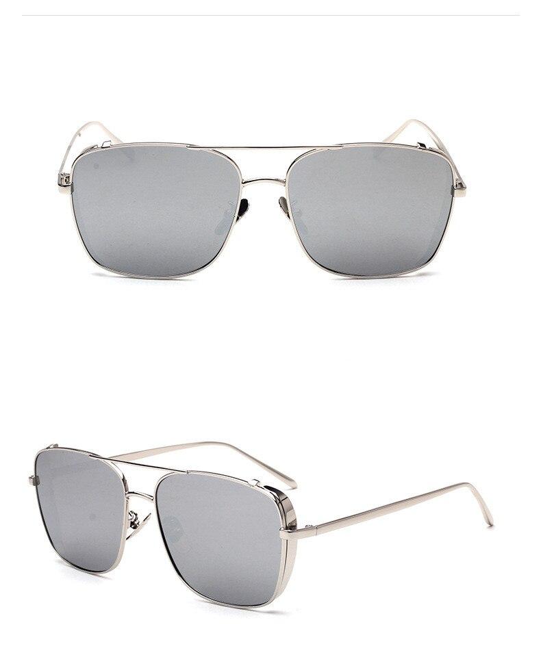 Stylish Celebrity Square Metal Sunglasses For Men And Women -FunkyTradition