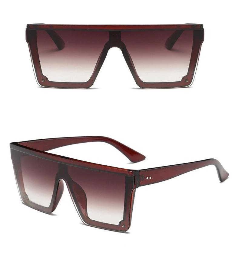 Stylish Flat Square Vintage sunglasses For Men And Women -FunkyTradition