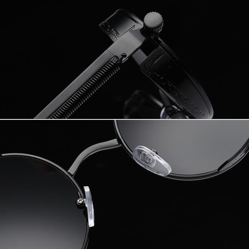New Stylish Round Metal Frame Sunglasses For Men And Women -FunkyTradition