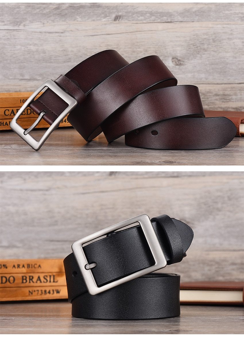 Stylish High Quality Genuine Leather Luxury Belt For Men-FunkyTradition
