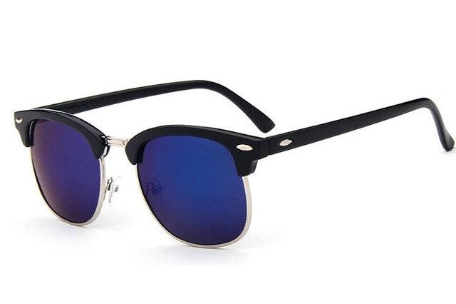 New Clubmaster Half Rim Square Sunglasses For Men And Women -FunkyTradition