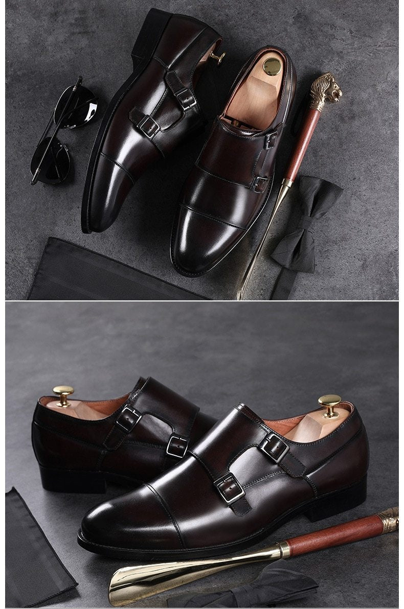 Stylish Monk Strap Slipons For Men-FunkyTradition