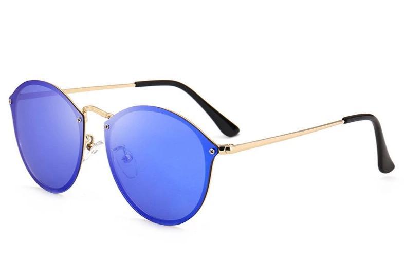 New Blaze Style Rimless Sunglasses For Men And Women -FunkyTradition