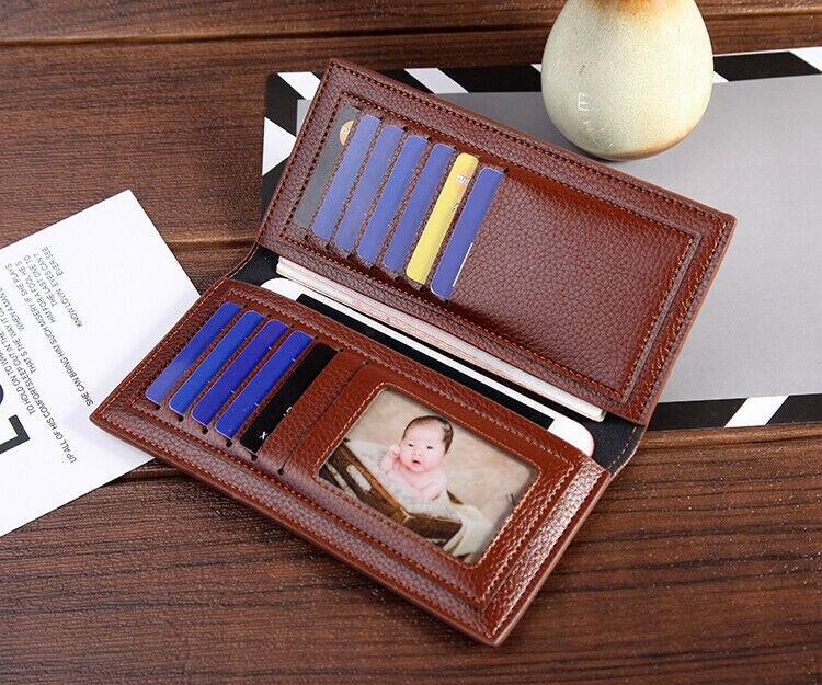 Luxury New Men Women Bifold Long Wallets-FunkyTradition