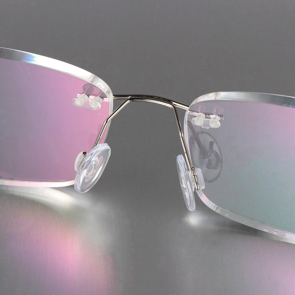 Men Women Fashion Reading Glasses Rimless Ultra-Light Frames - FunkyTradition