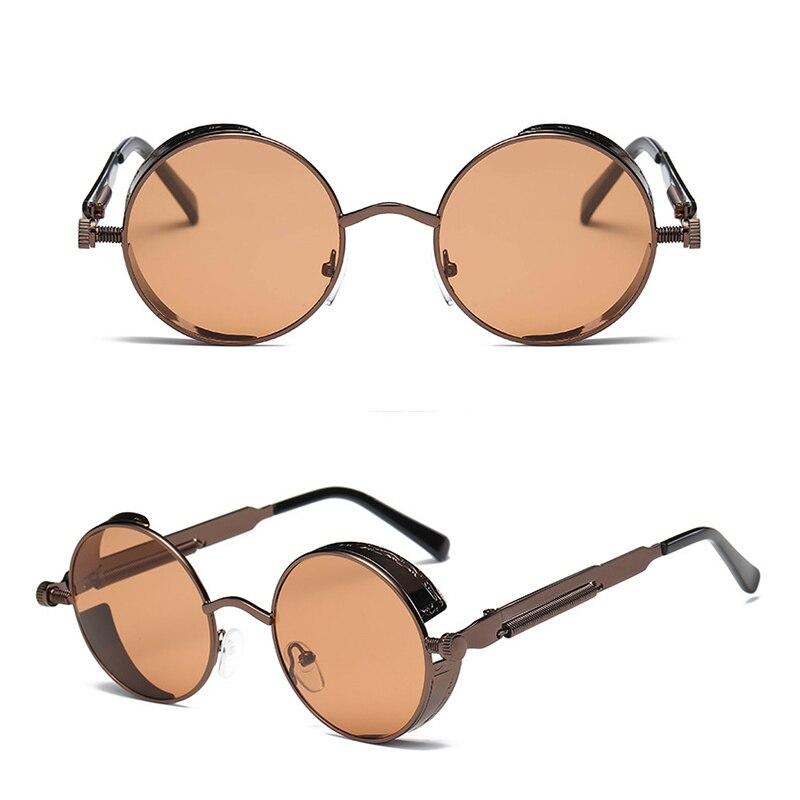New Stylish Round Metal Frame Sunglasses For Men And Women -FunkyTradition