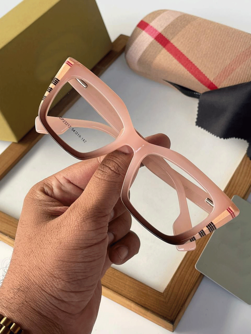 Luxury Square Gradient Eyeframes- Multicolor Frame | Premium UV Protection