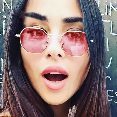 Stylish Polygon Clear Lens Sunglasses For Men And Women -FunkyTradition