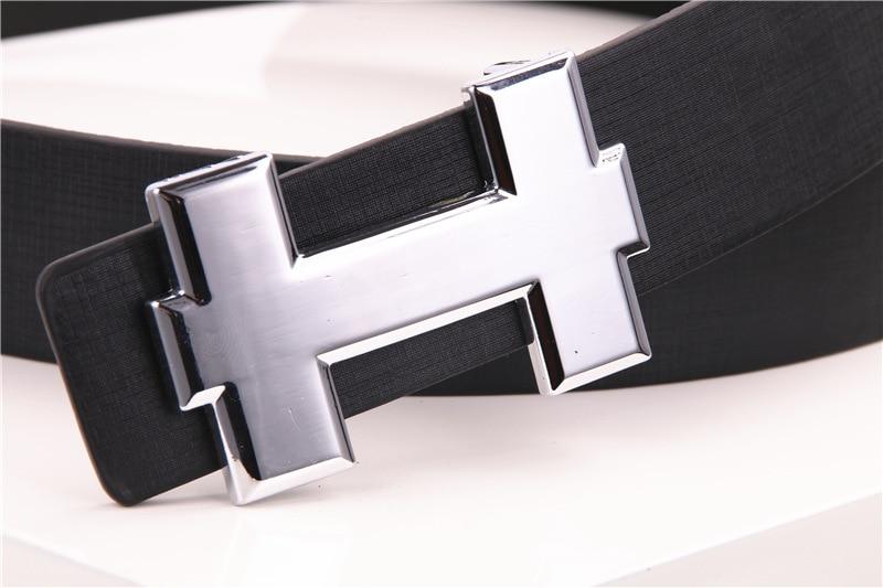 Luxury Designer H Pattern Belts For Men-FunkyTradition