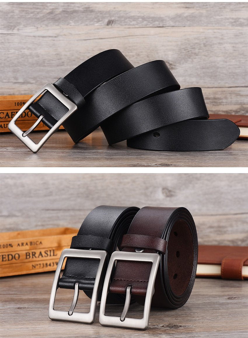 Stylish High Quality Genuine Leather Luxury Belt For Men-FunkyTradition