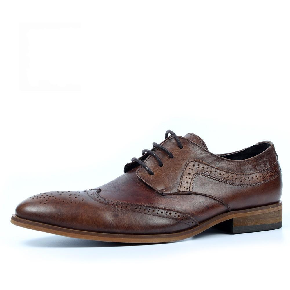 Stylish Oxford Brogues Formal Shoes For Men-FunkyTradition