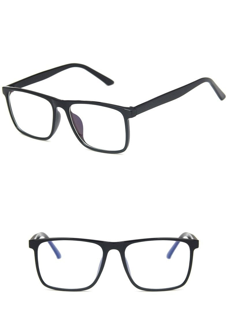 Retro Square glasses Frames Optical Clear Eye Glass Frame Men And Women - FunkyTradition