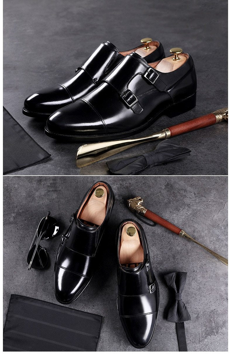 Stylish Monk Strap Slipons For Men-FunkyTradition