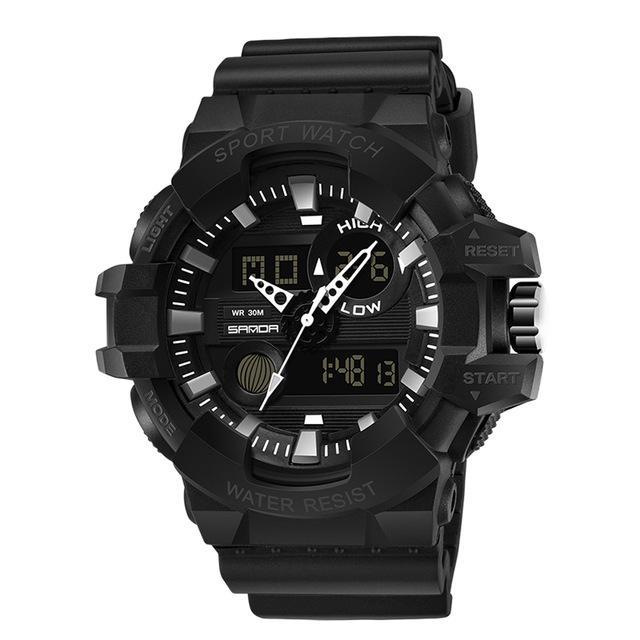 Luxury Led Plus Analog Digital Military Quartz Watch For Men And Women-FunkyTradition