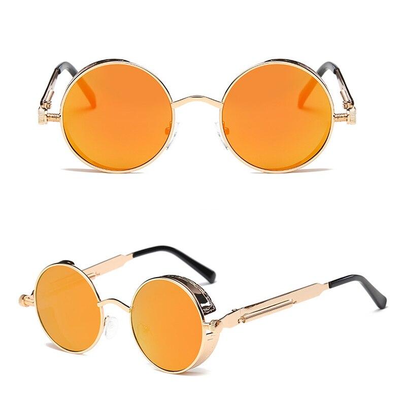 New Stylish Round Metal Frame Sunglasses For Men And Women -FunkyTradition