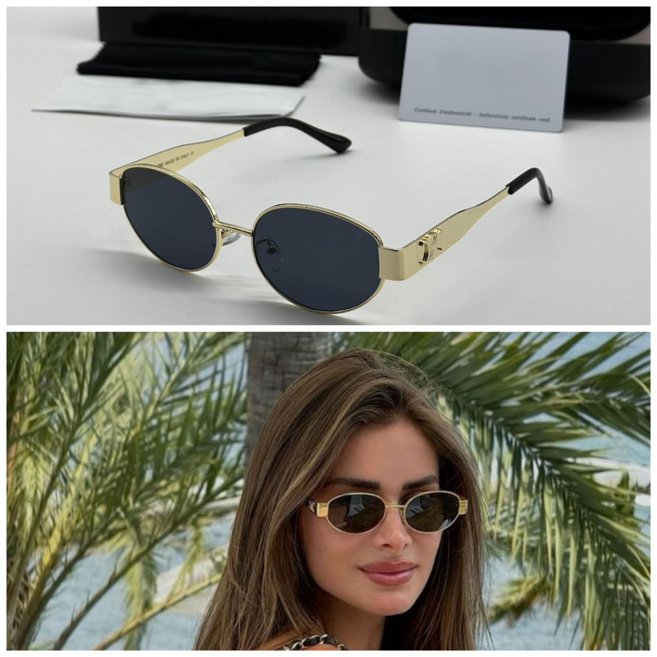 Vintage Oval Retro Sunglasses for Women – Trendy UV400 Fashion Shades