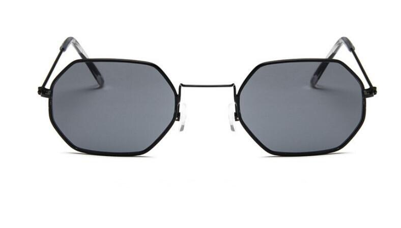 Stylish Polygon Clear Lens Sunglasses For Men And Women -FunkyTradition