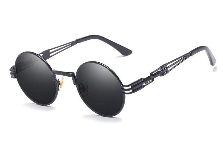 Steampunk Vintage Retro Round Sunglasses For Men And Women -FunkyTradition