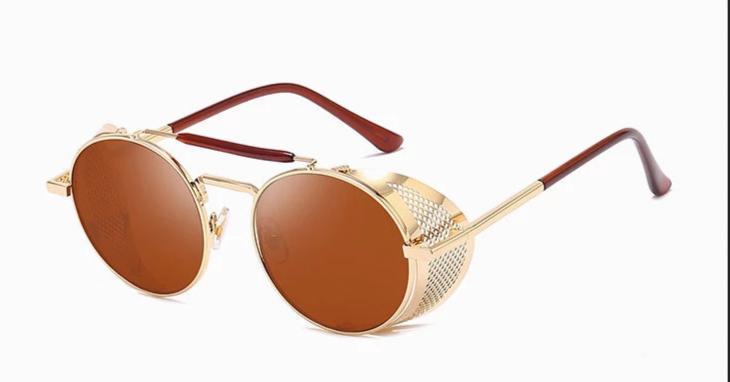 Latest Round Steampunk Sunglasses For Men And Women-FunkyTradition