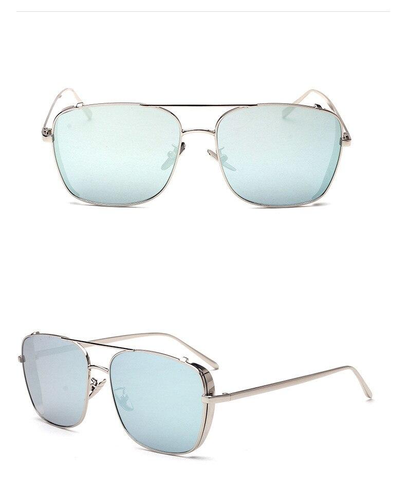 Stylish Celebrity Square Metal Sunglasses For Men And Women -FunkyTradition