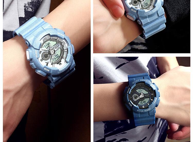 New Fashion Casual Sports Digital Rubber Cowboy Waterproof Watch For Men And Women-FunkyTradition