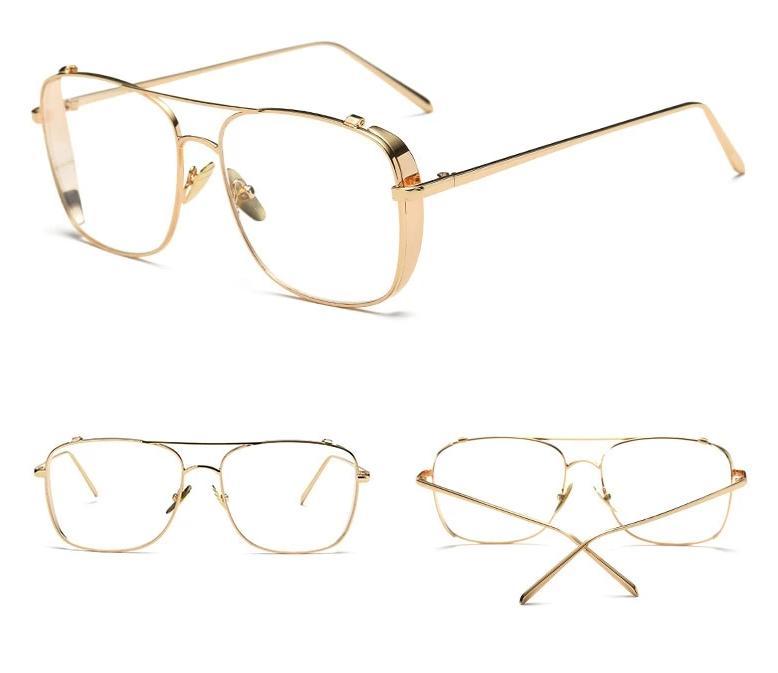 New Metal Alloy Frame Square Sunglasses For Men And Women -FunkyTradition