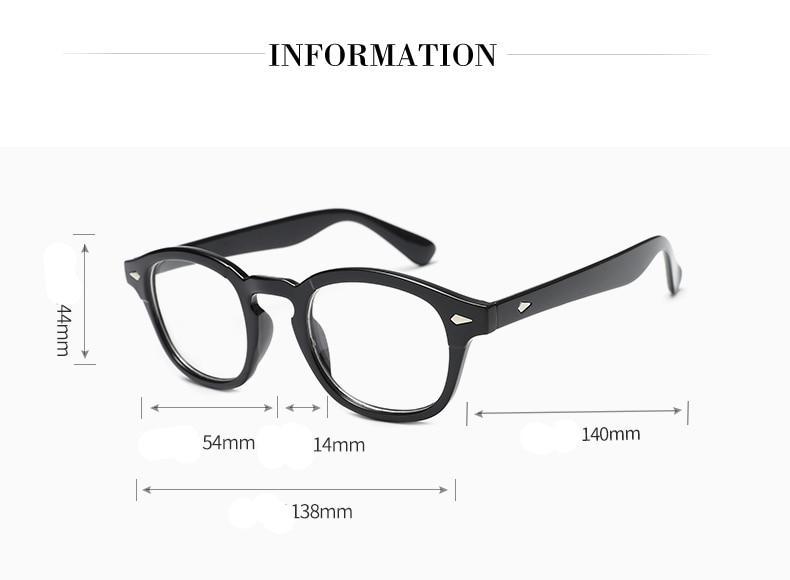 Trending Johnny Depp Style Glasses Men Women Vintage Optical Myopia Frames Eyeglasses - FunkyTradition
