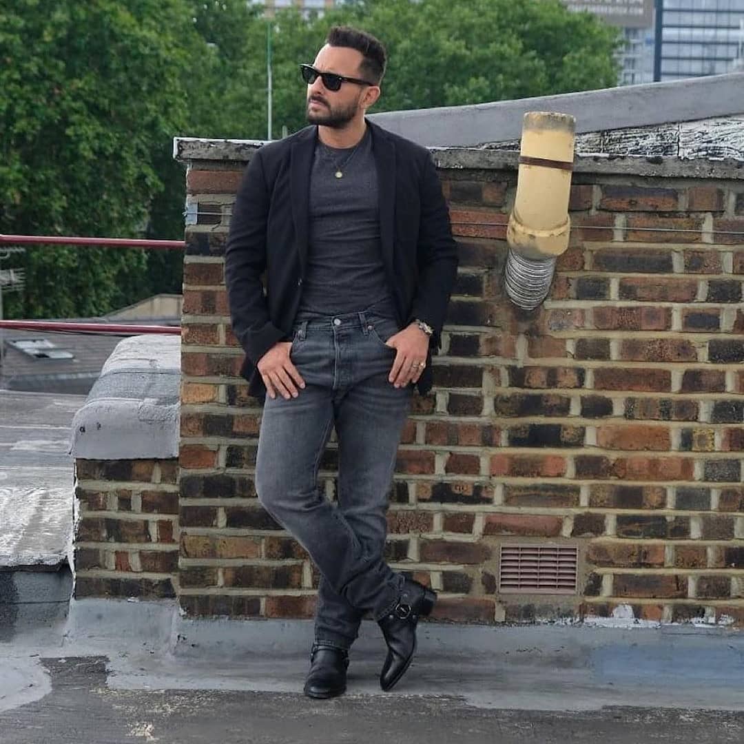 Stylish Square Saif Ali Khan Wayfarer Sunglasses-FunkyTradition