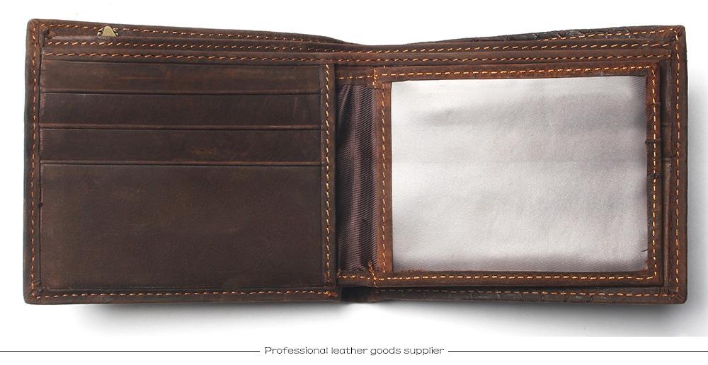 Stylish Vintage Square Mens Wallet With Coin Pocket-FunkyTradition