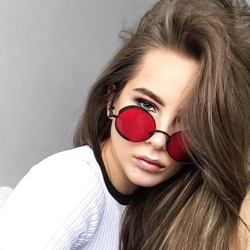 New Stylish Round Metal Frame Sunglasses For Men And Women -FunkyTradition