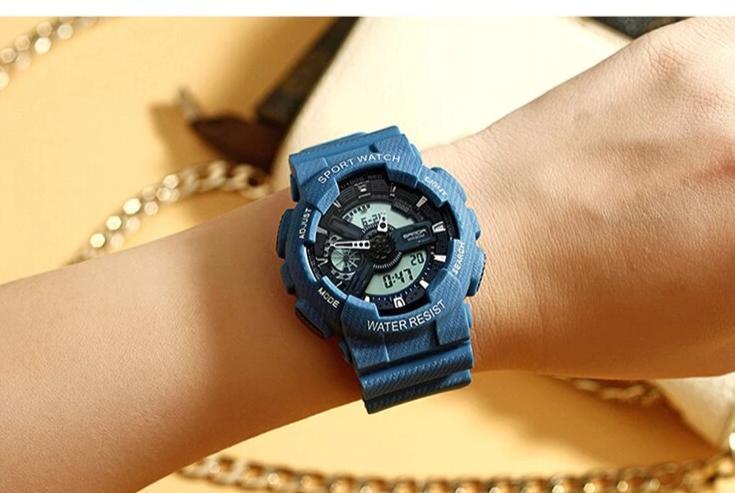 New Fashion Casual Sports Digital Rubber Cowboy Waterproof Watch For Men And Women-FunkyTradition