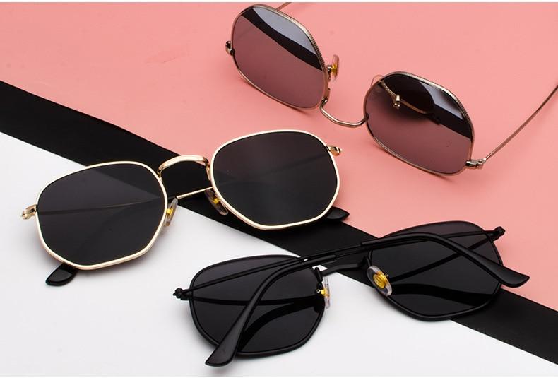 Stylish Hexagon Sunglasses For Men And Women-FunkyTradition