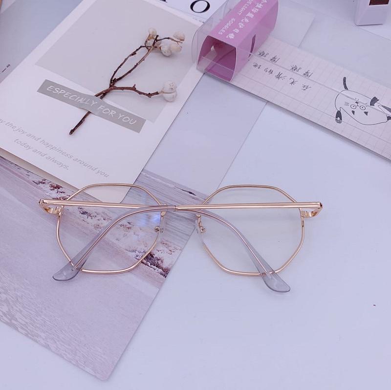Stylish Polygon Clear Lens Sunglasses For Men And Women -FunkyTradition
