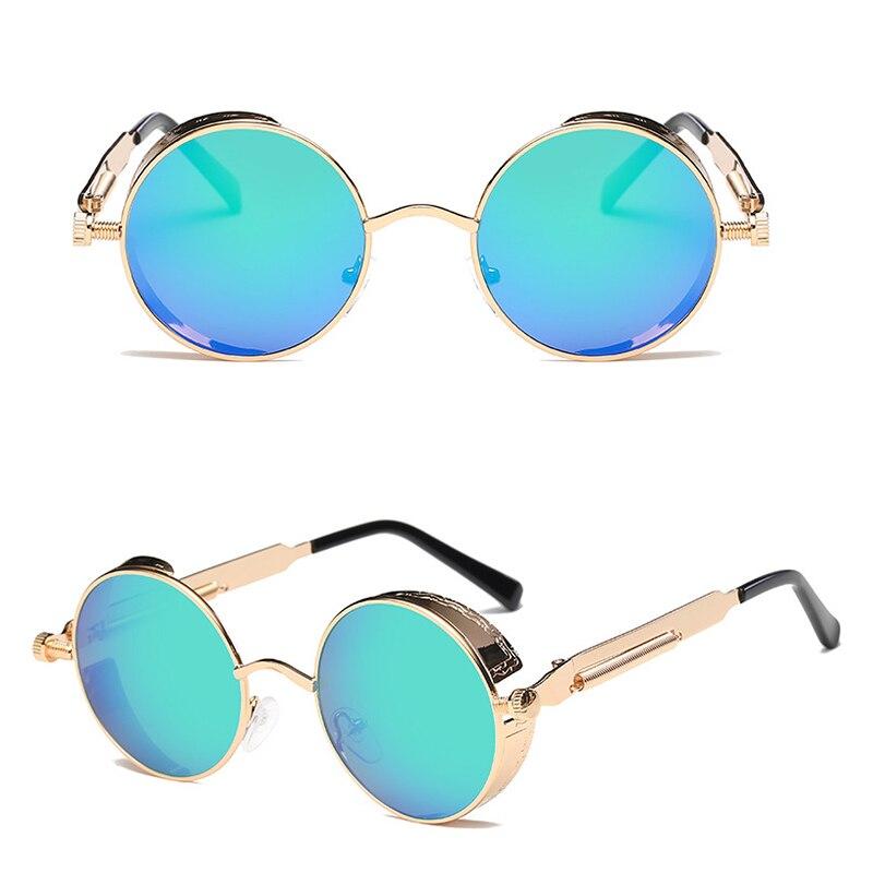 New Stylish Round Metal Frame Sunglasses For Men And Women -FunkyTradition