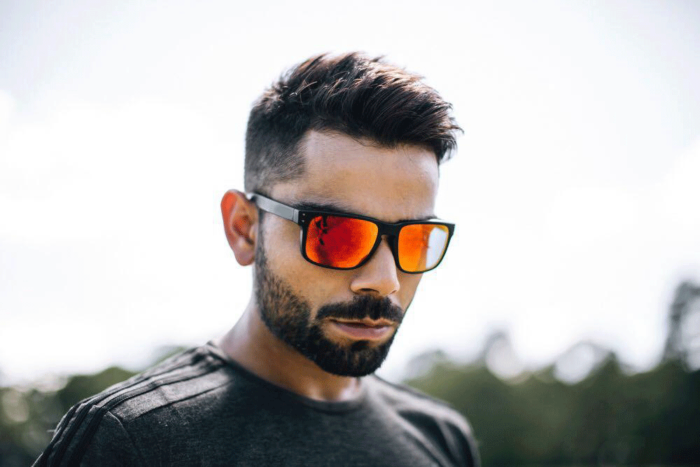 Virat Kholi Stylish Polarized Square Sunglasses For Men And Women-FunkyTradition