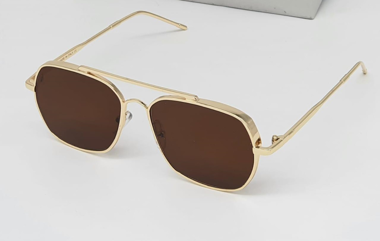 Virat Kohli Stylish Square Metal Frame Sunglasses For Men And Women-FunkyTradition