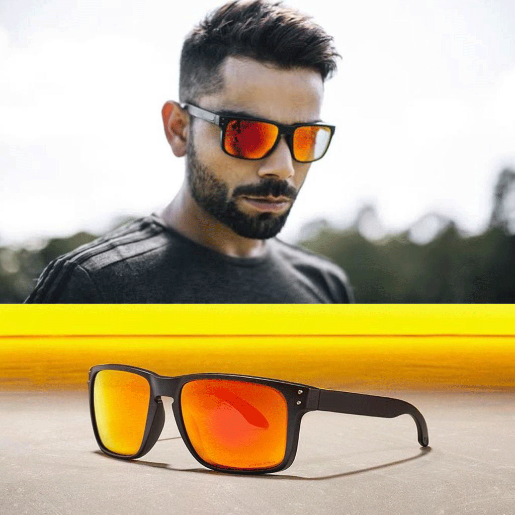 Virat Kholi Stylish Polarized Square Sunglasses For Men And Women-FunkyTradition