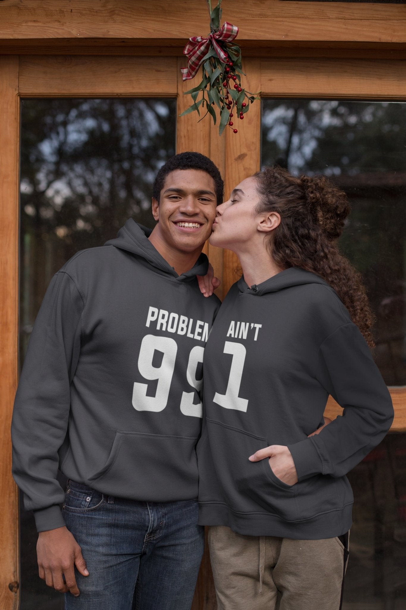 99 Problems Couple Hoodie-FunkyTradition - FunkyTradition