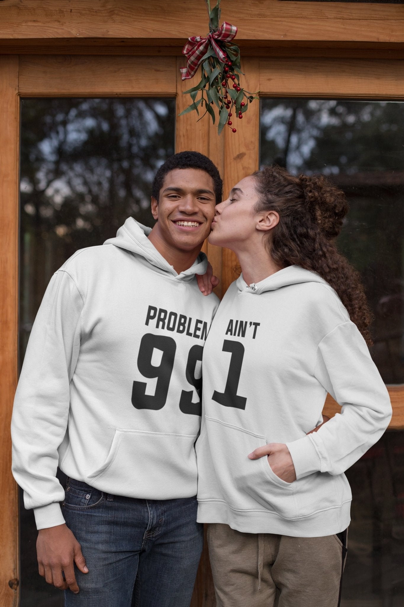 99 Problems Couple Hoodie-FunkyTradition - FunkyTradition