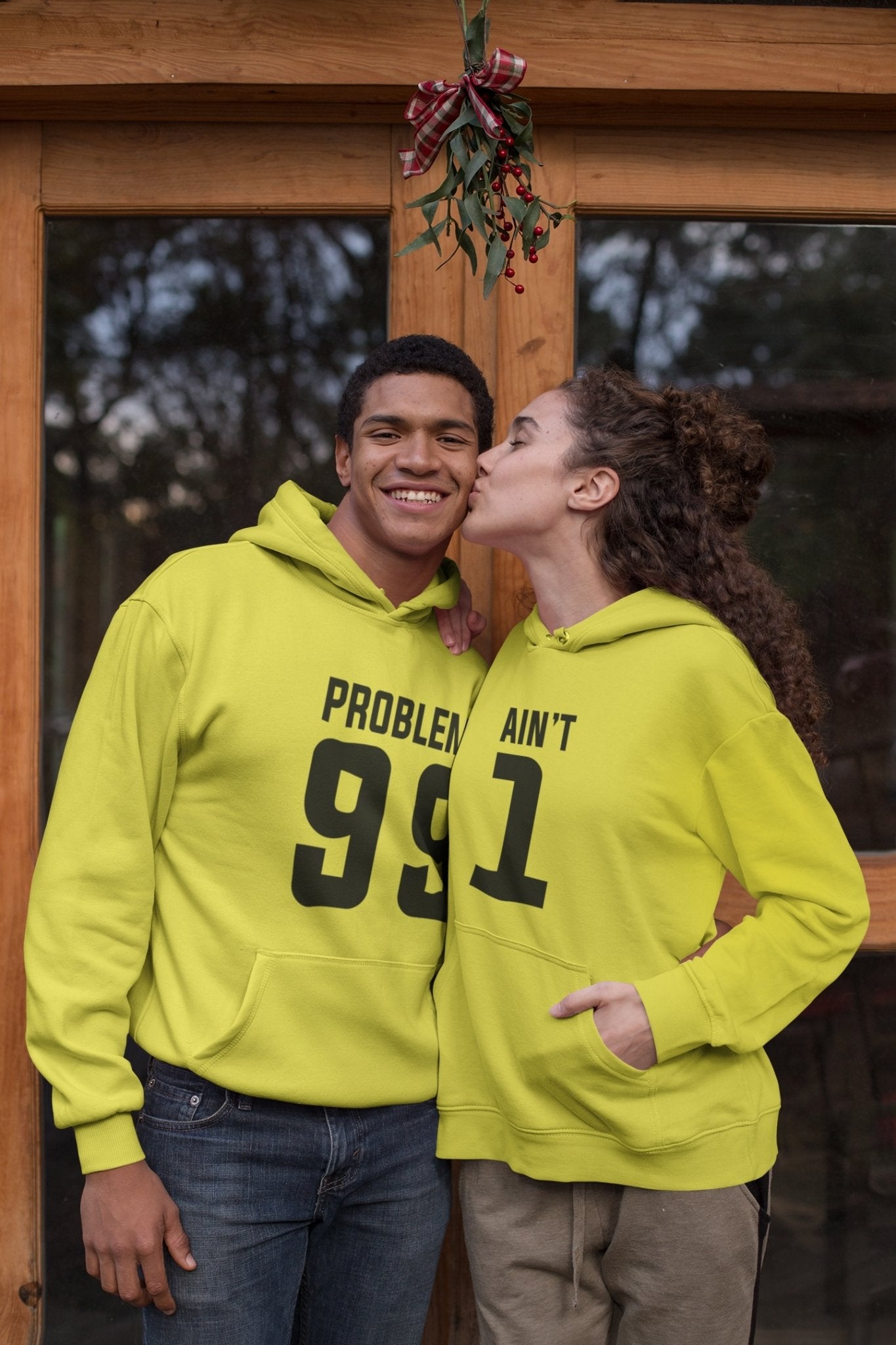 99 Problems Couple Hoodie-FunkyTradition - FunkyTradition