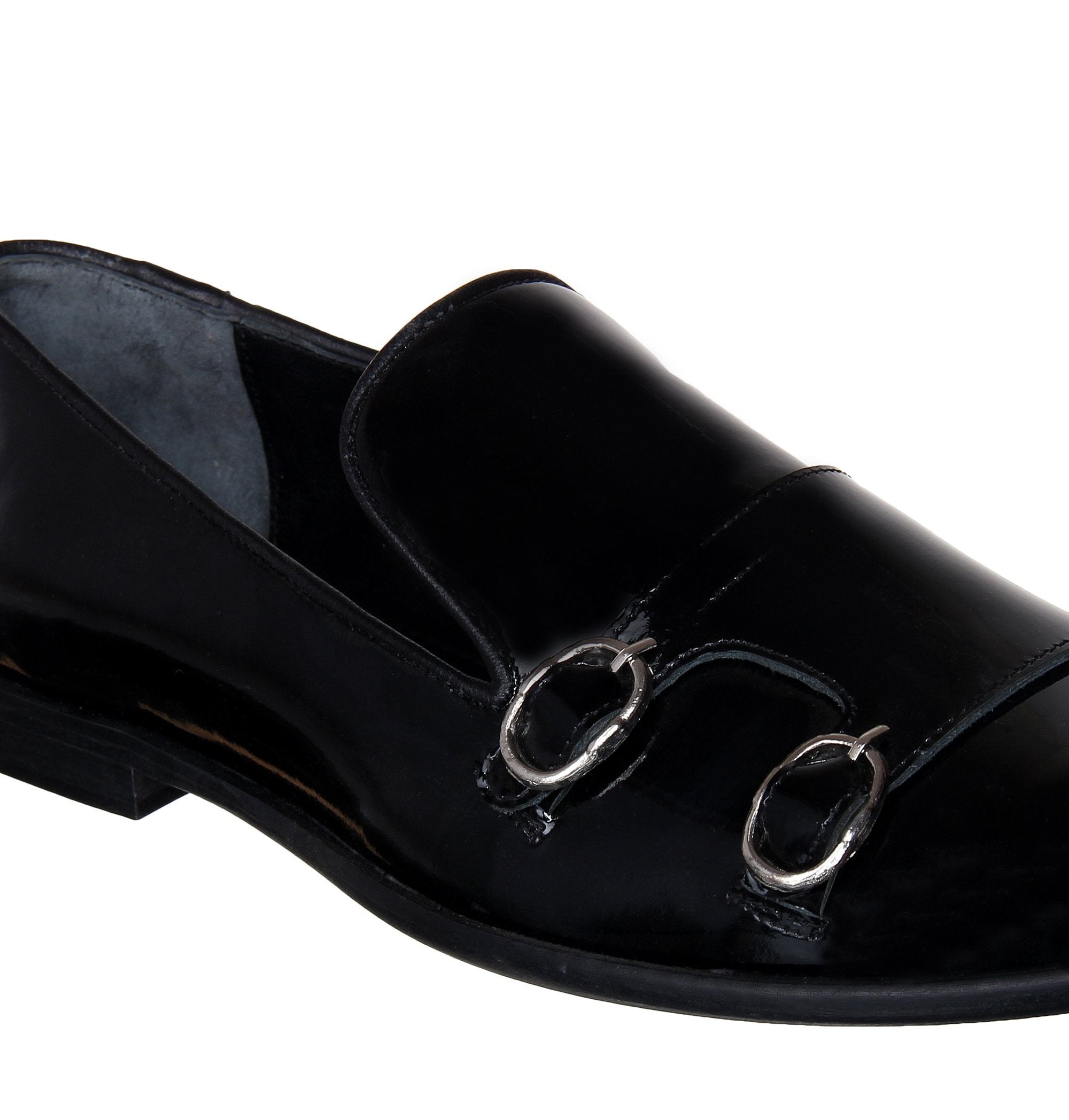 Patent Monk Strap Slip On For Men-FunkyTradition