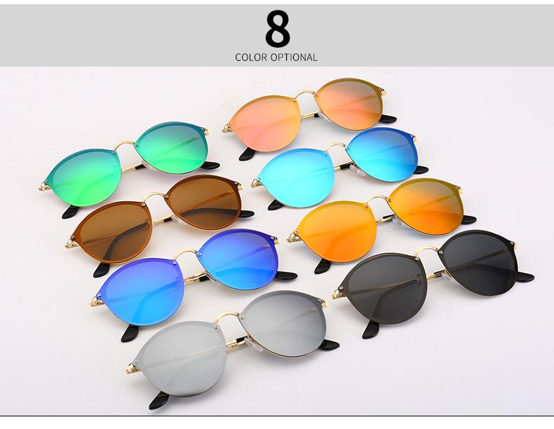 Stylish Rimless Cool Round Sunglasses For Men And Women -FunkyTradition