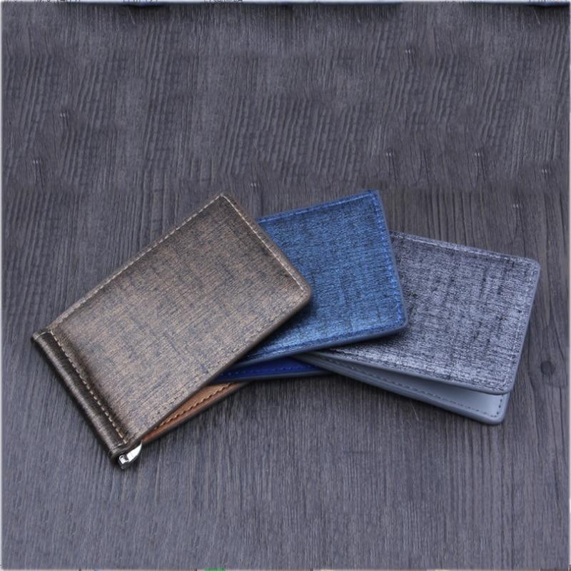 Men Bifold Money Clips Leather Wallet For Men-FunkyTradition